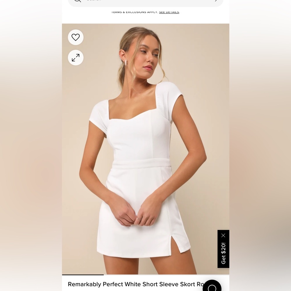 Lulu's White Romper